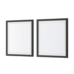 Photo Frame 2Pcs Set Black