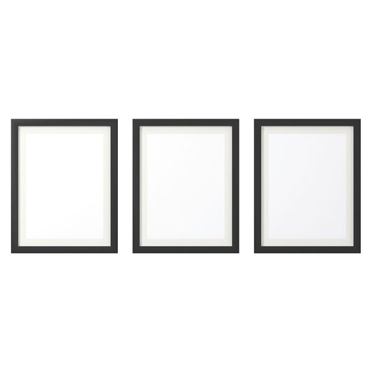 Photo Frame 3Pcs Set Black