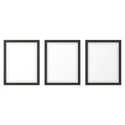 Photo Frame 3Pcs Set Black