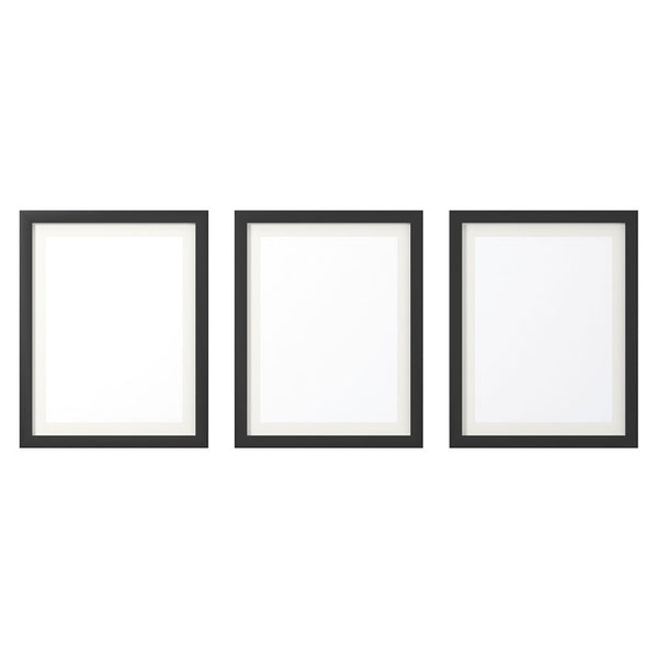  Photo Frame 3Pcs Set Black