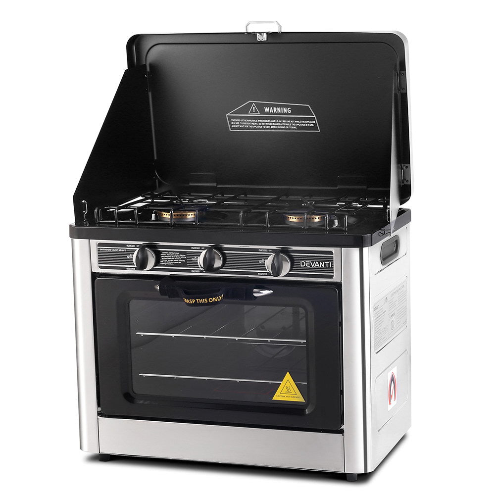 Portable Gas Oven Lpg Silver