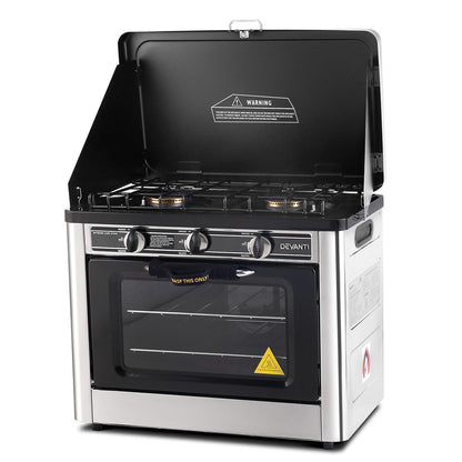Portable Gas Oven Lpg Silver