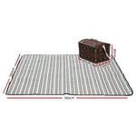 4 Person Picnic Basket Set Insulated Storage Blanket