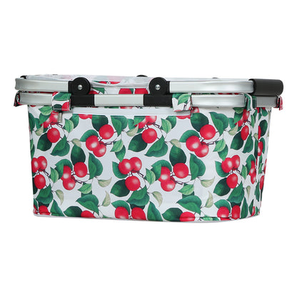 Picnic Basket Set Folding Bag Hamper Insulated Food Storage
