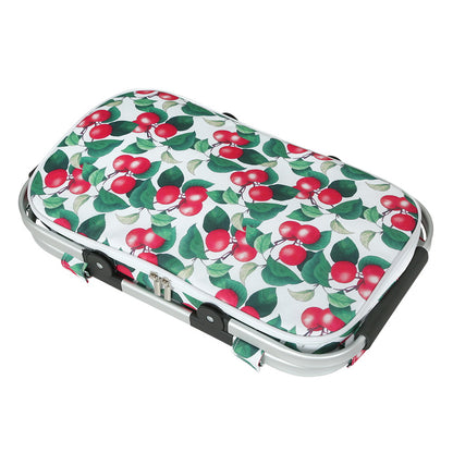 Picnic Basket Folding Bag Hamper Insulated Food Cover Storage