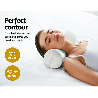 Giselle Bedding Memory Foam Bamboo Pillows Cushion Neck Support Cover