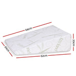 Wedge Pillow Gel Memory Foam Ergonomic Support Bamboo Cover