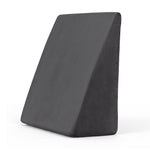 Grey Sleeping Wedge Pillow Comfortable Back and Leg Support
