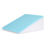 Grey Sleeping Wedge Pillow Comfortable Back and Leg Support