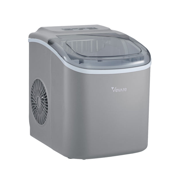  Portable Ice Maker Machine Ice Cube Tray 12kg Black/Grey/Red
