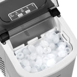 Portable Ice Maker with Ice Cube Scoop 12kg Stainless