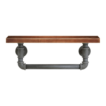 Floating Diy Pipe Shelf - Ives