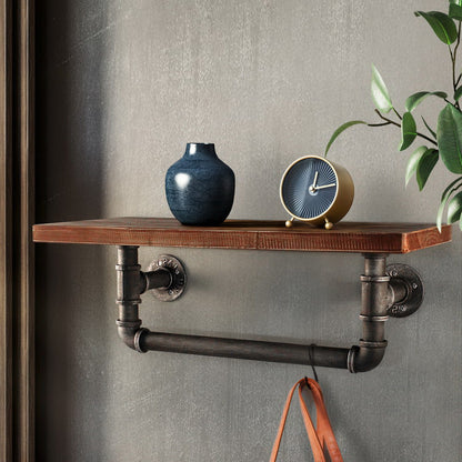 Floating Diy Pipe Shelf - Ives