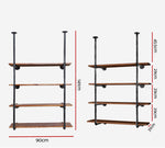 Bookshelf Diy Pipe Shelf 4 Tiers - Inge