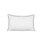 75 x 50cm Pillow with Duck Feather Standard Pillow Cotton Cover Twin Pack