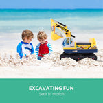 Kids Ride On Excavator - Yellow