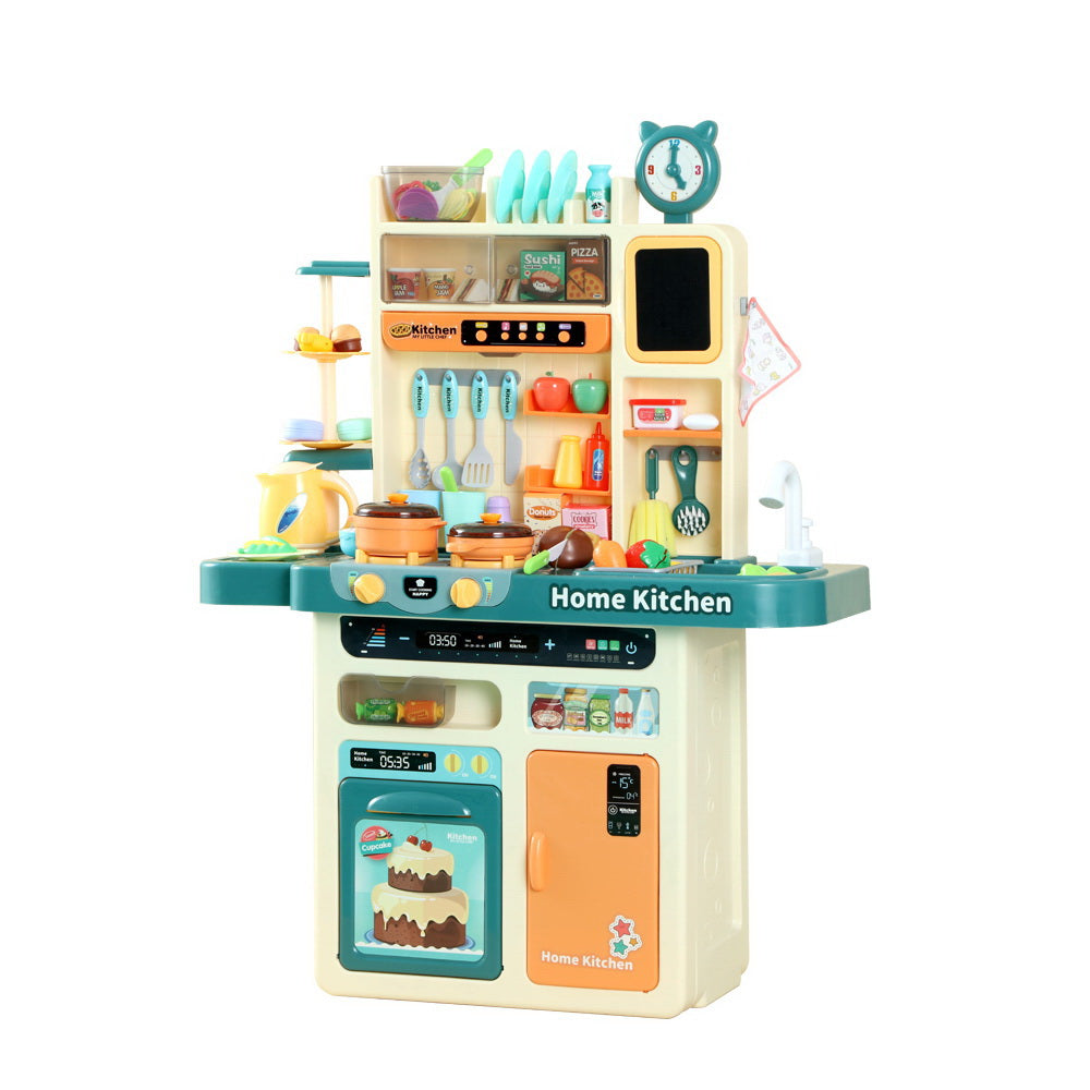 Kids Kitchen Pretend Play Set Cooking Sound Steam Light Function - 69.5×27.5×92.5cm