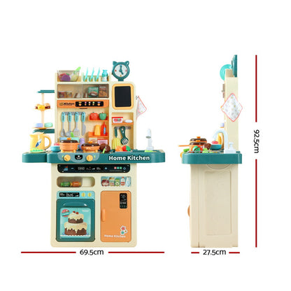 Kids Kitchen Pretend Play Set Cooking Sound Steam Light Function - 69.5×27.5×92.5cm