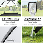 3.5M Golf Practice Net Portable Training Aid Driving Target Mat Soccer