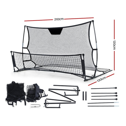 2.1M Football Soccer Net Portable Goal Net Rebounder Sports Training