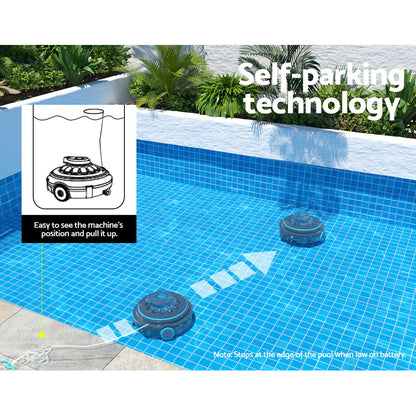 Robotic Pool Cleaner Automatic Vacuum Robot Swimming Cordless