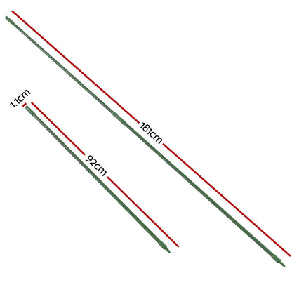 Garden Stakes Metal Plant Support 24pcs 92x1.1CM