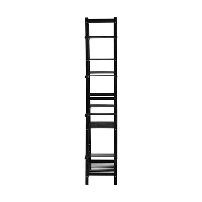 Plant Stand 12-shelf Bamboo Frame Black