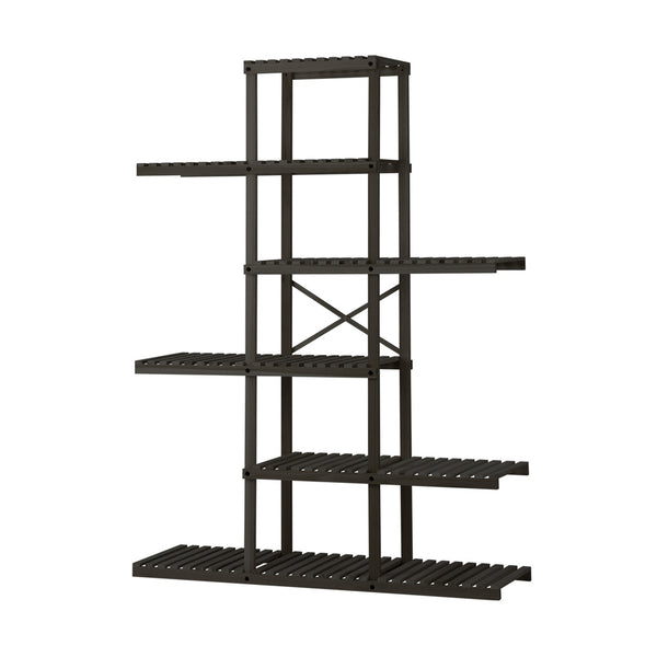  Plant Stand Outdoor Indoor 6 Tiers Flower Pots Rack Corner Shelf Black