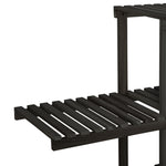 Plant Stand Outdoor Indoor 6 Tiers Flower Pots Rack Corner Shelf Black