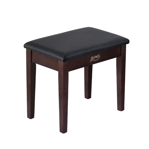  Alpha Piano Bench Stool with Storage Wooden PU Leather