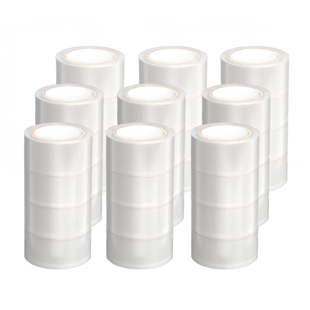 36 Rolls Packing Packaging Tape Sticky Clear Sealing Tapes Transparent