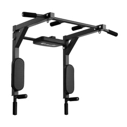 Pull Up Bar Dip Station Multi Gym 150kg Home Power Station Black Red