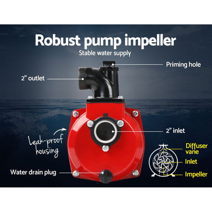 Petrol Water Pump 2" High Flow Transfer Fire Fighting Irrigation