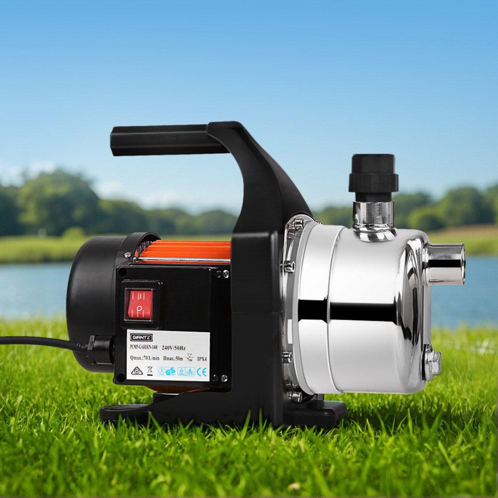Garden Water Pump High Pressure 800W Tank Rain Farm Irrigation House
