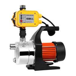 Garden Water Jet Pump High Pressure 800W Tank Rain Farm Irrigation Yellow
