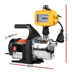 High Pressure Garden Water Pump 800W with Auto Controller