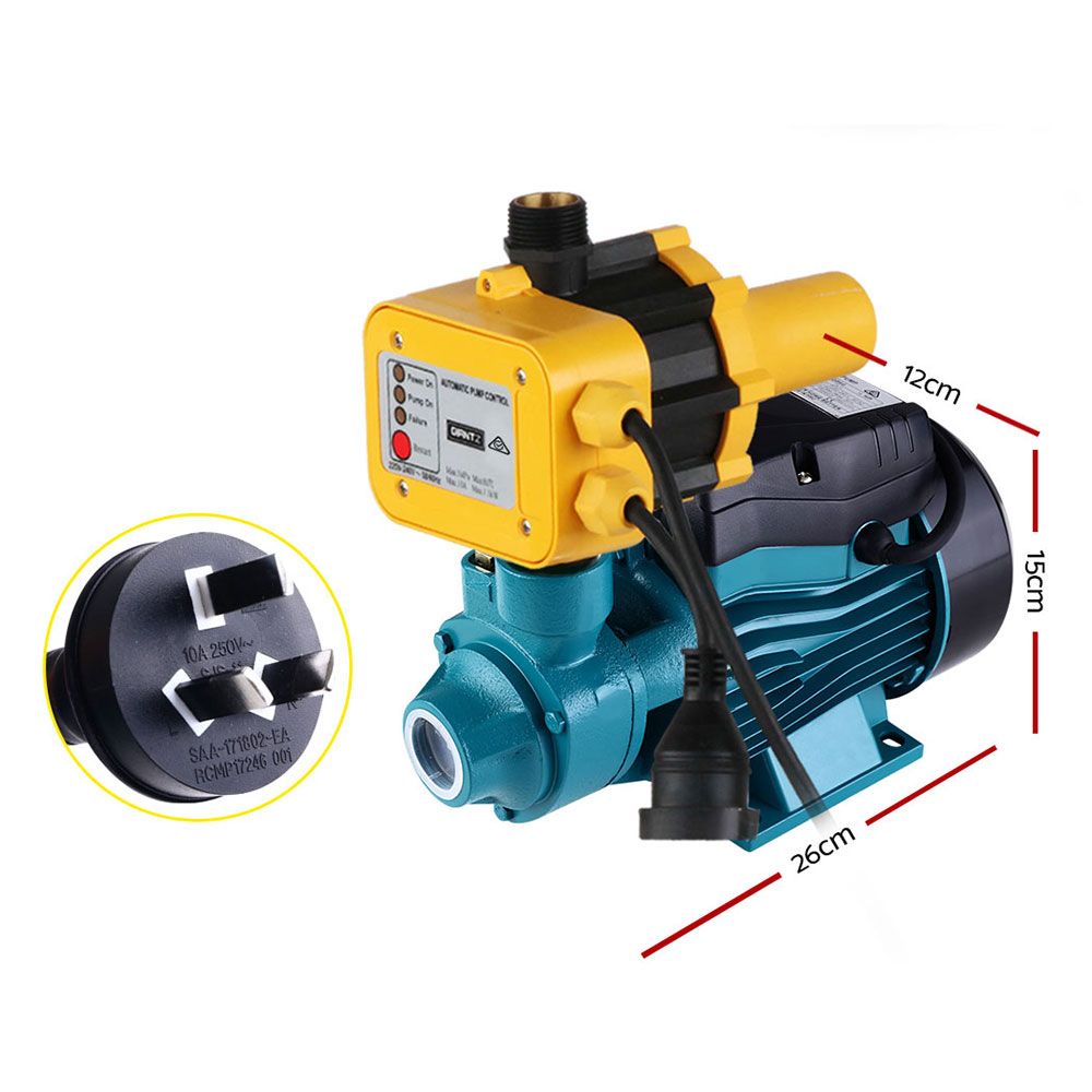 Peripheral Water Pump Electric Irrigation 35L/min - Yellow