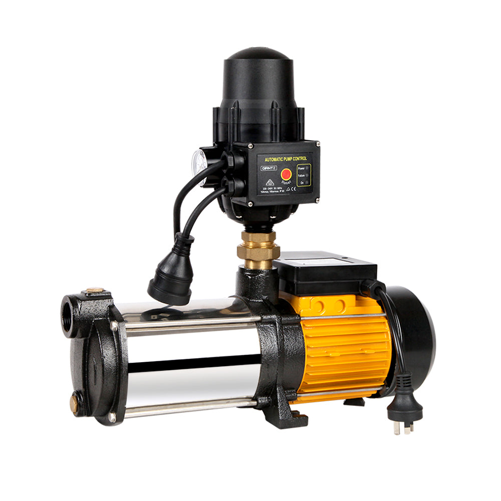 Garden Water Pump High Pressure 2500W Tank Rain Irrigation Black