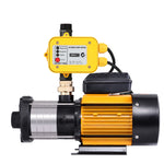 Multi Stage Water Pump Pressure Rain Tank 2000W Yellow Controller