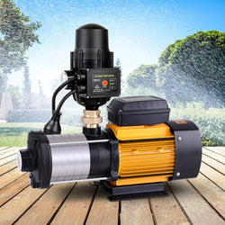 Garden Water Pump High Pressure 2500W Multi Stage Tank Rain Irrigation Black