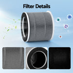 Replacement Filter Air Purifier HEPAh11 Filters Carbon 3-layer