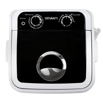 Portable Washing Machine 4.6Kg Black