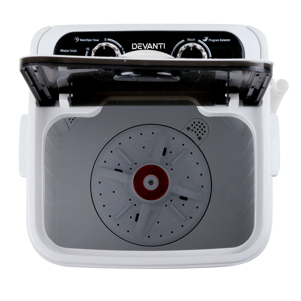 Portable Washing Machine 4.6Kg Black