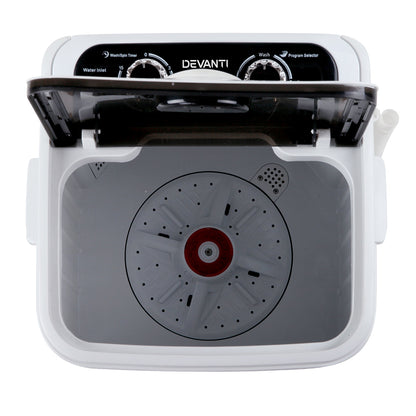 Portable Washing Machine 4.6Kg Black