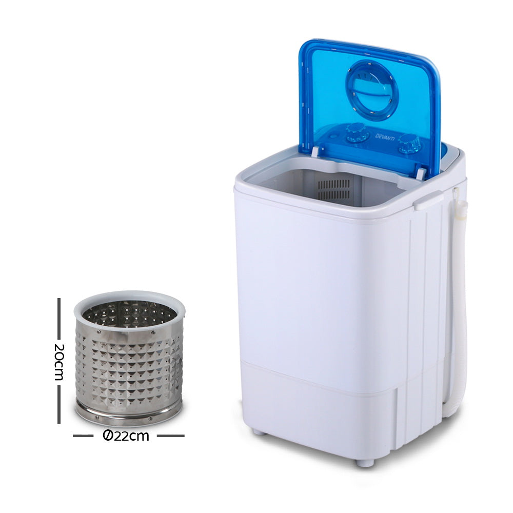 Portable Washing Machine 4.6Kg Blue