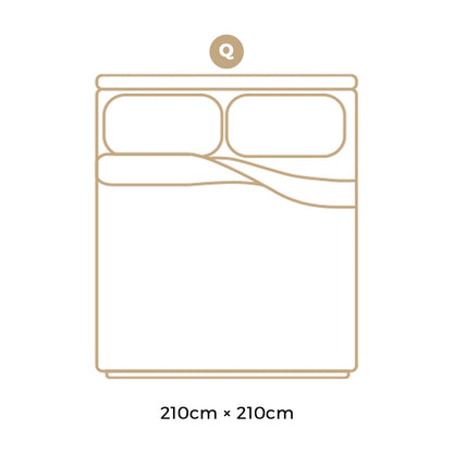 Microfiber Queen Quilt Duvert Insert 400GSM