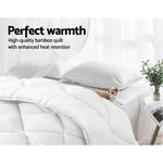 Giselle Bedding King Size 700GSM Bamboo Microfibre Quilt
