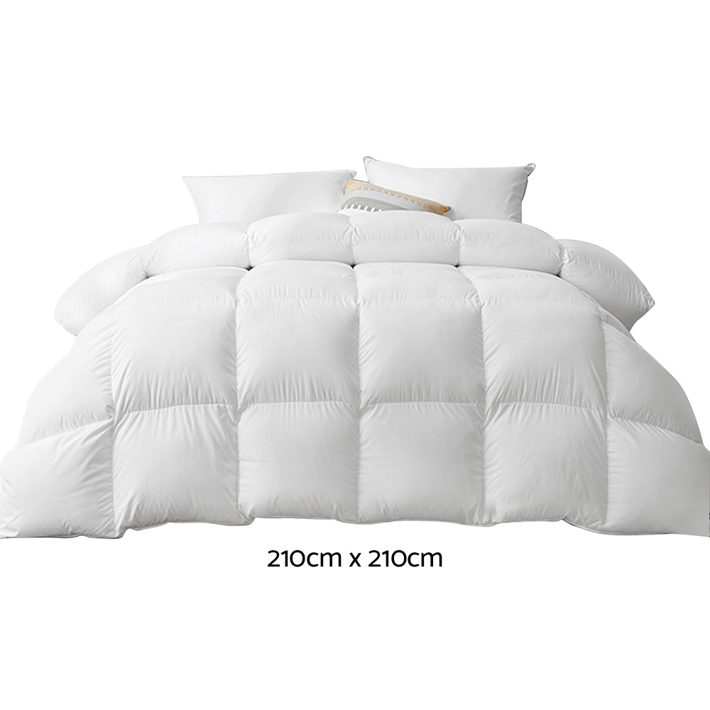 500Gsm Duck Down Feather Quilt Queen