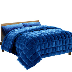Mink Quilt Blue King