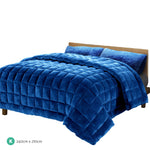 Bedding Quilt Comforter Winter Weighted Throw Blanket Navy King